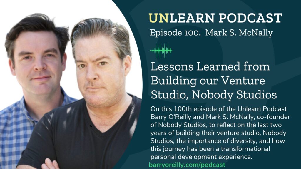 Mark S. McNally shares lessons learned from building a venture studio and their vision for creating a vehicle that brings together ideas.