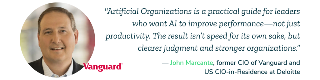 Artificial Organizations testimonial