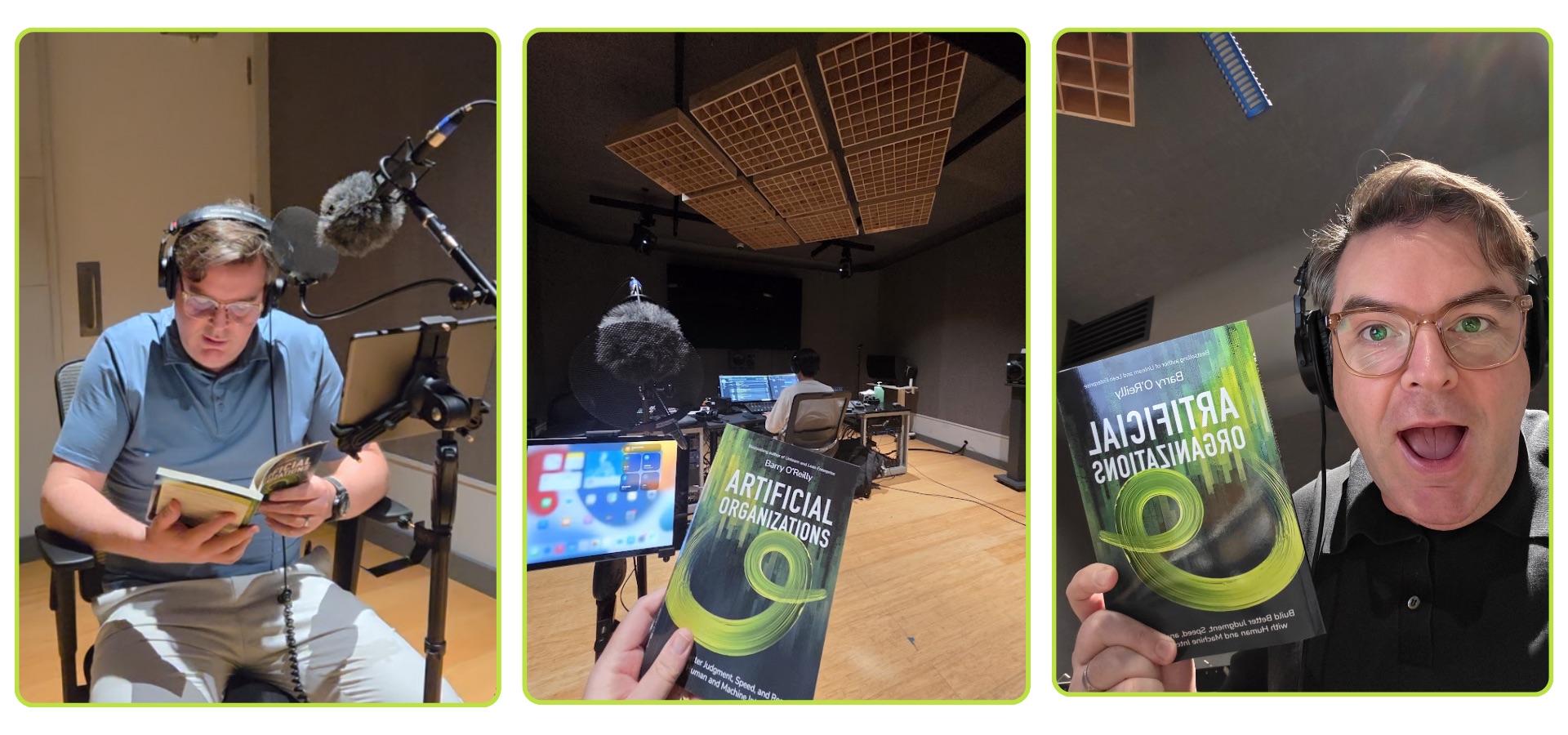 Artificial Organizations audiobook studio recording